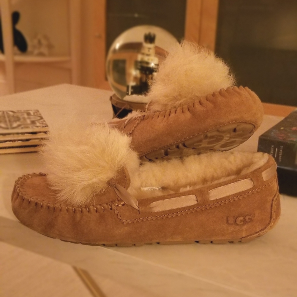 Ugg Dakota Pom Suede Chestnut W/S/5